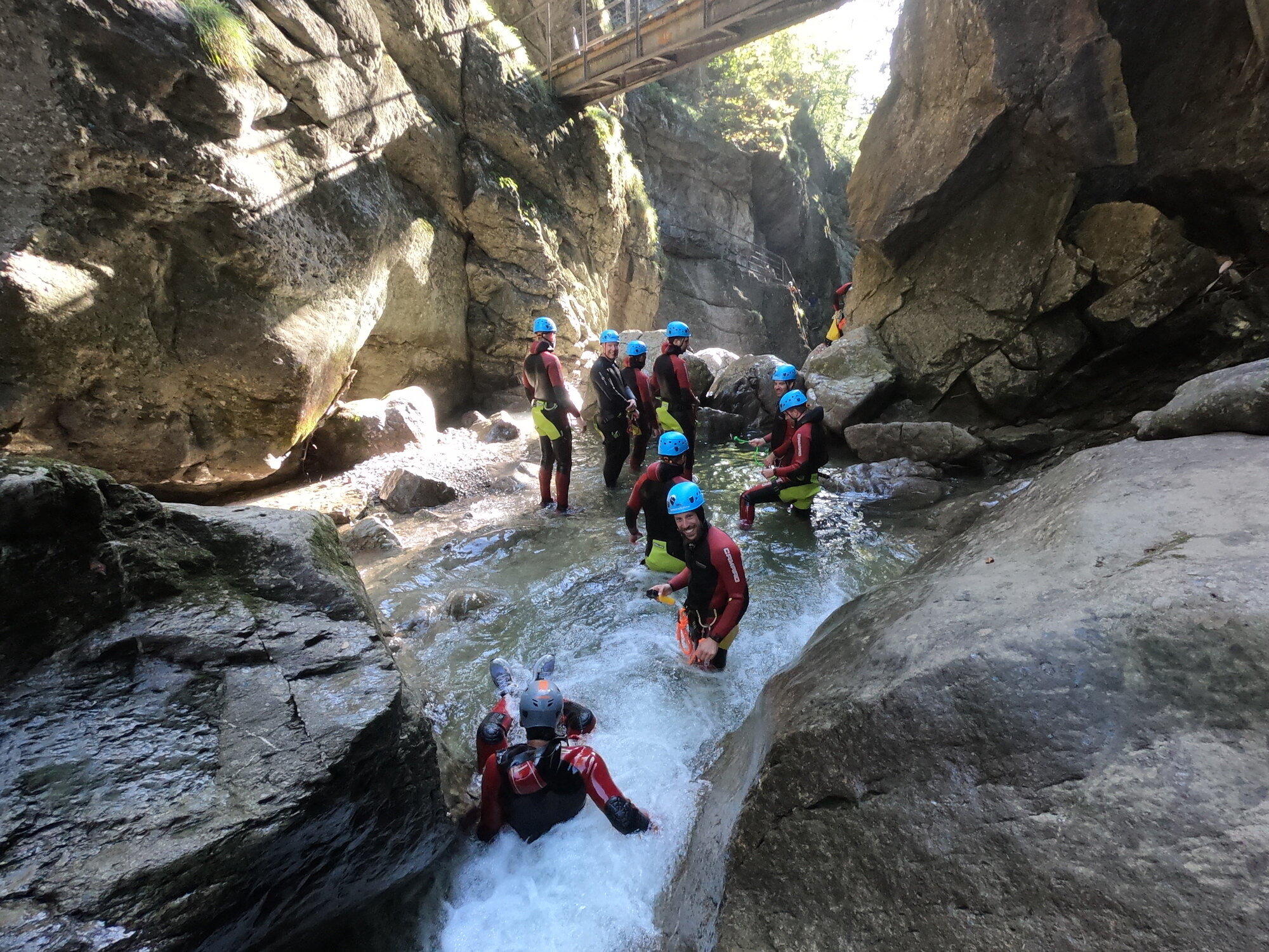 Bild 22 Abenteuer-Schlucht - canyoning allgäu, bayern in Blaichach