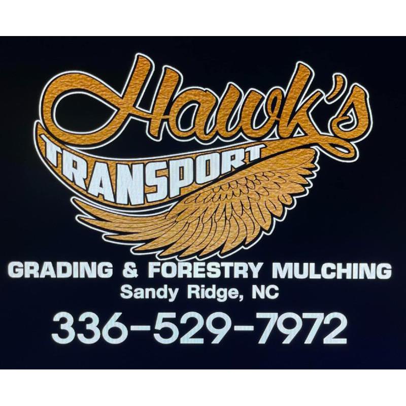 Hawk's Transport Grading and Forestry Mulching Logo