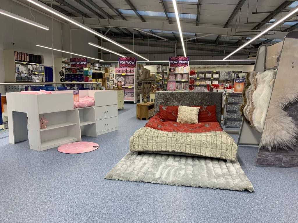 B&M's brand new store in Bingley stocks a huge range of quality furniture, everything from wardrobes and beds to coffee tables and dining sets.