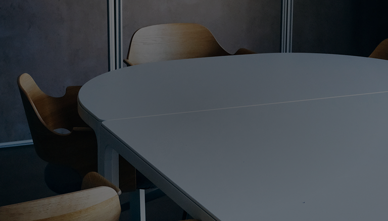 Boardroom table.