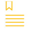 Bookmarked page icon.