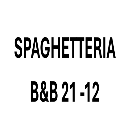 Spaghetteria B e B 21-12 Logo