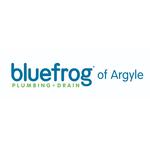 bluefrog Plumbing + Drain of Argyle Logo