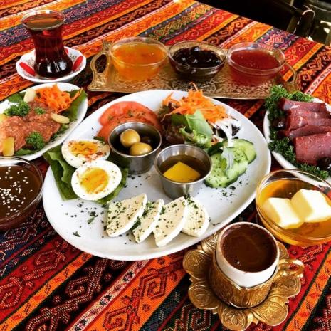Traditional Mediterranean Breakfast