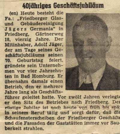 Jäger's Germania, Vorstadt zum Garten 22 in Friedberg