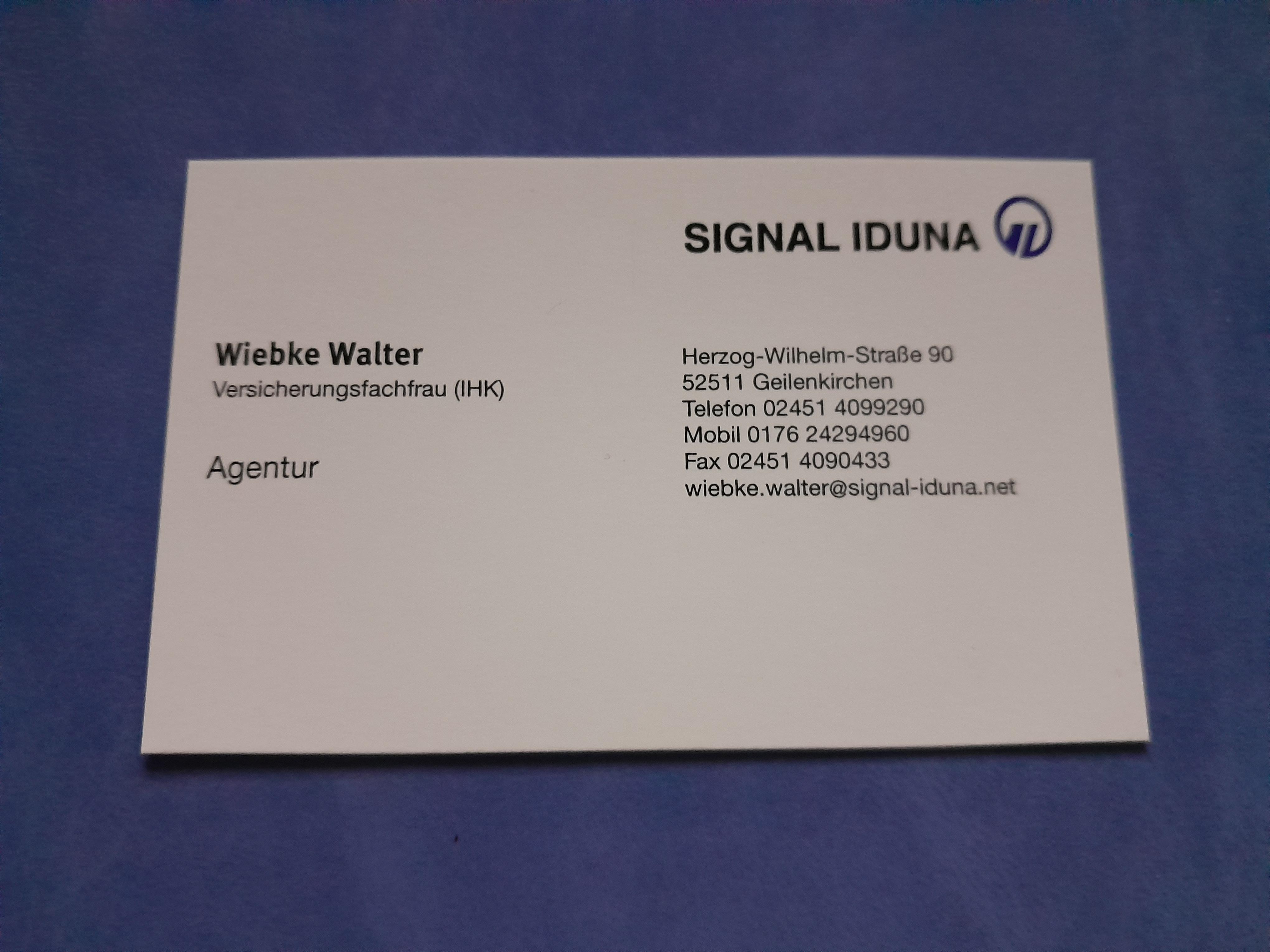 Kundenfoto 1 SIGNAL IDUNA Versicherung Wiebke Walter