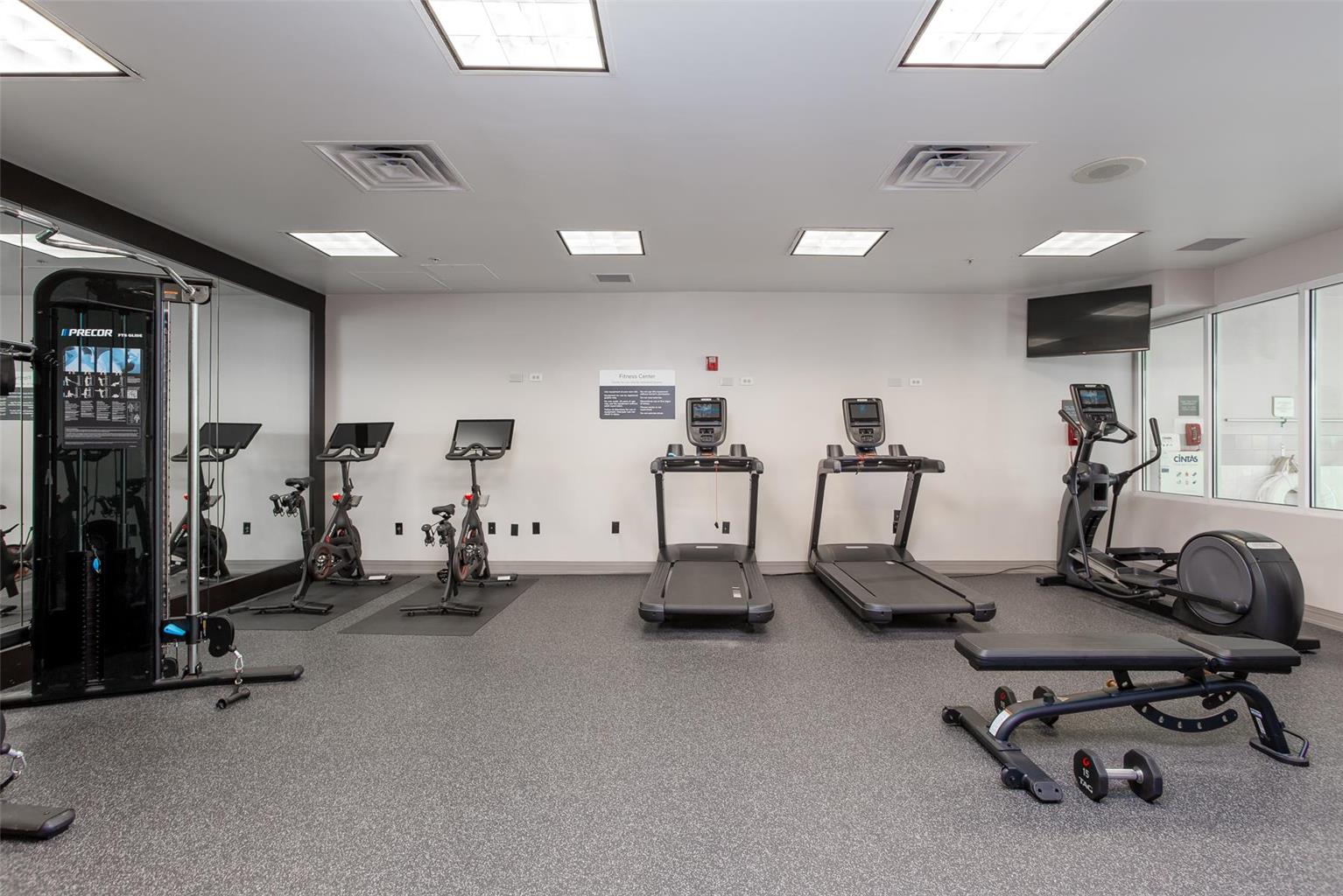 Health club  fitness center  gym