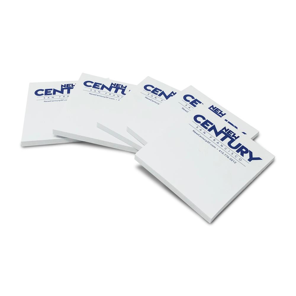 Notepads for New Century. Offset printing by PLC Print.