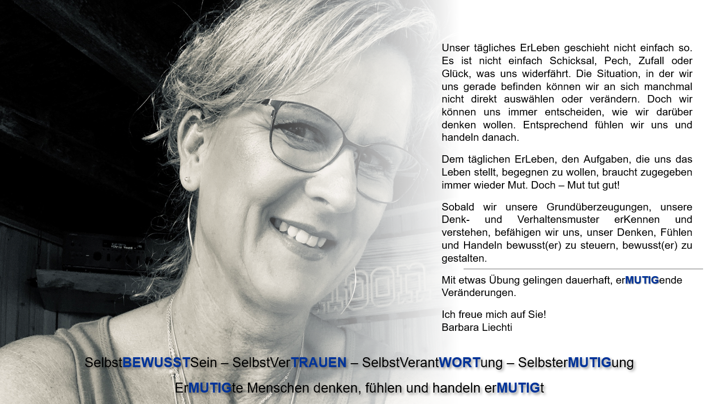 Bilder Barbara Liechti GmbH Individualpsychologische Beratung und Coaching