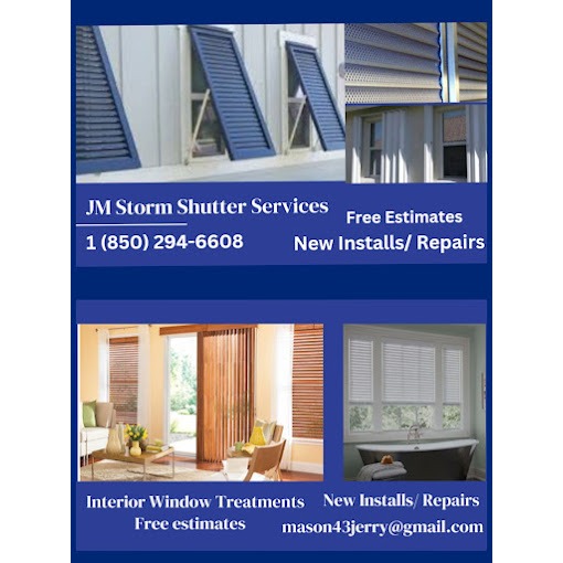 JM Storm Shutter Services Logo