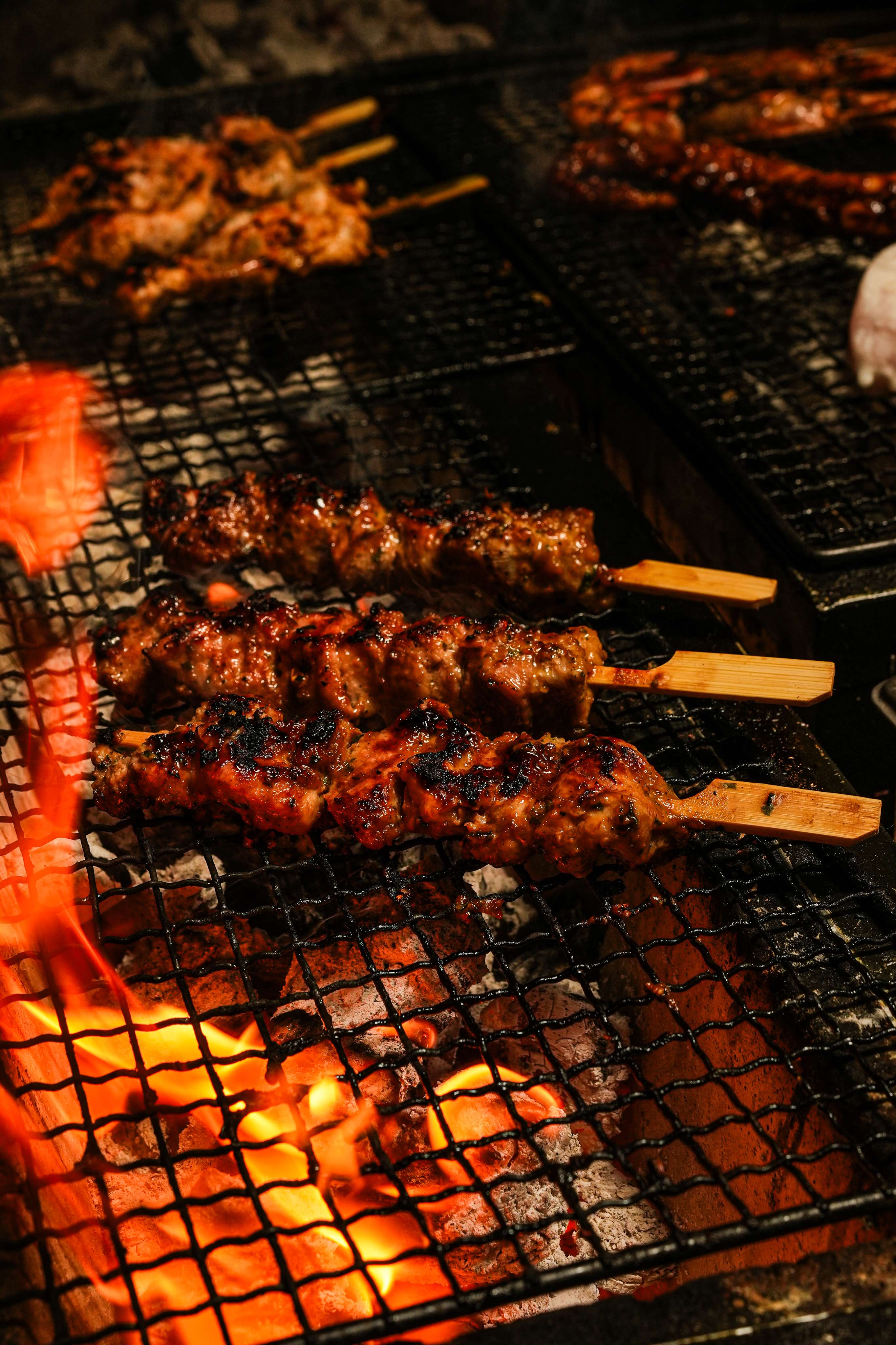 Grilled Chicken Thigh Skewers