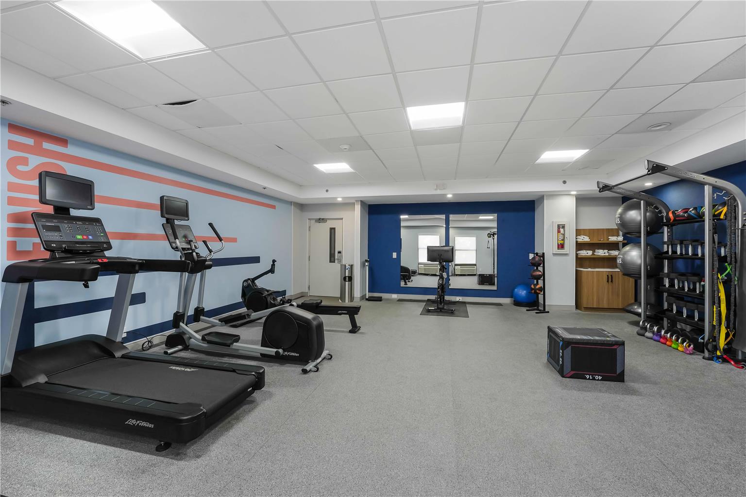 Health club  fitness center  gym 