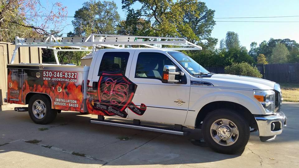 Jason Sanchez Heating & Air Truck 2