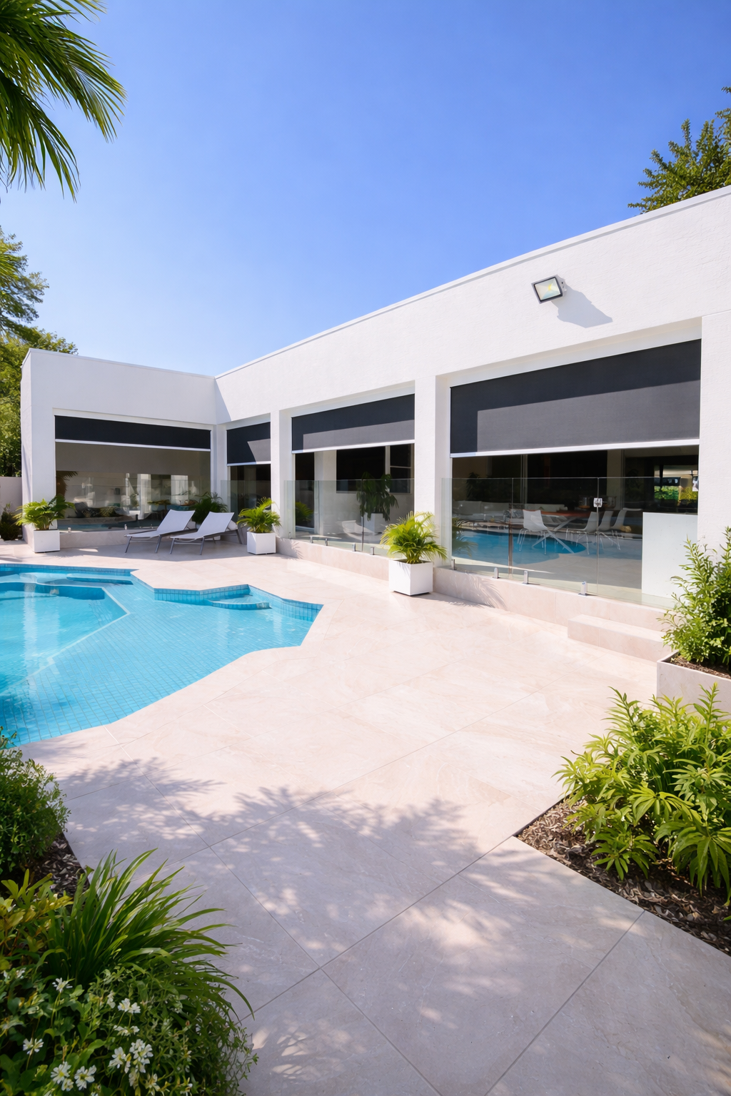 Blinds 
Indoor and Outdoor 
Call us to schedule your FREE estimate at (786) 597-1085. 