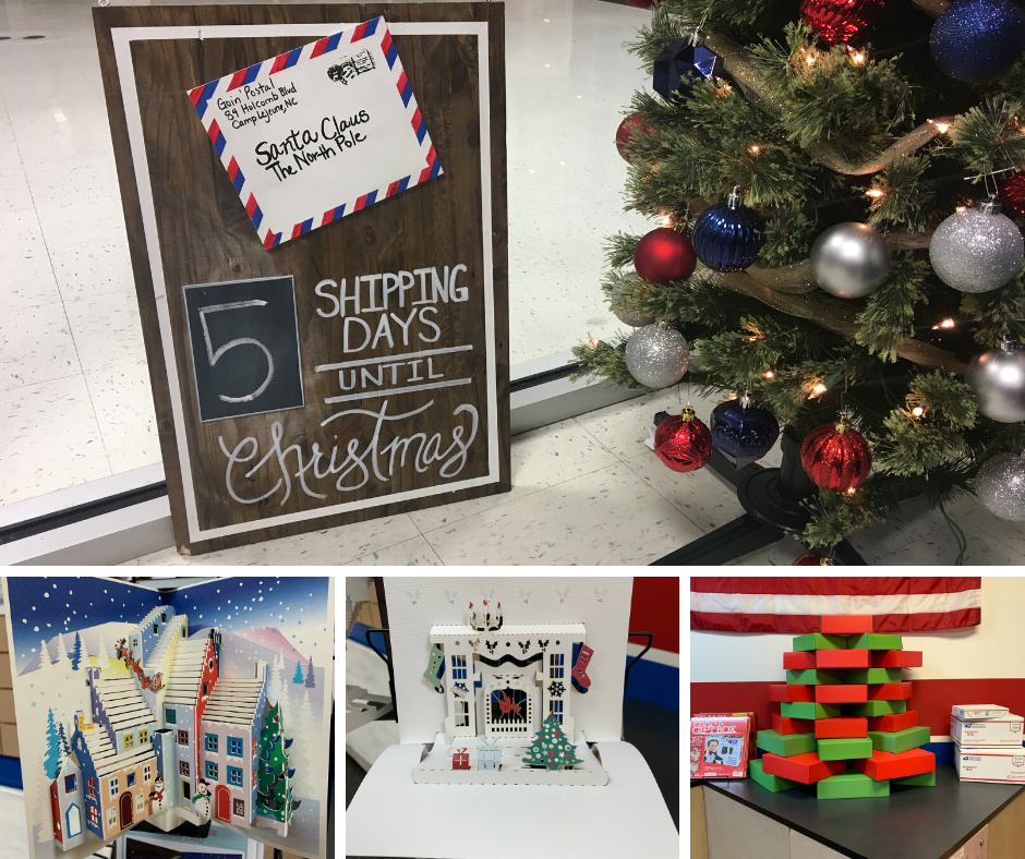 Only 5 shipping days left…which means there is still time for all you procrastinators! While here, check out our new collection of amazing, 3D Pop-Up greeting cards. These beautiful designs will brighten anyone’s Christmas and will definitely keep you on the “nice” list. So come all ye faithful to the best and friendliest shipping center in Jacksonville and Camp Lejeune for all you shipping, copying, faxing, notarizing, and packing needs.