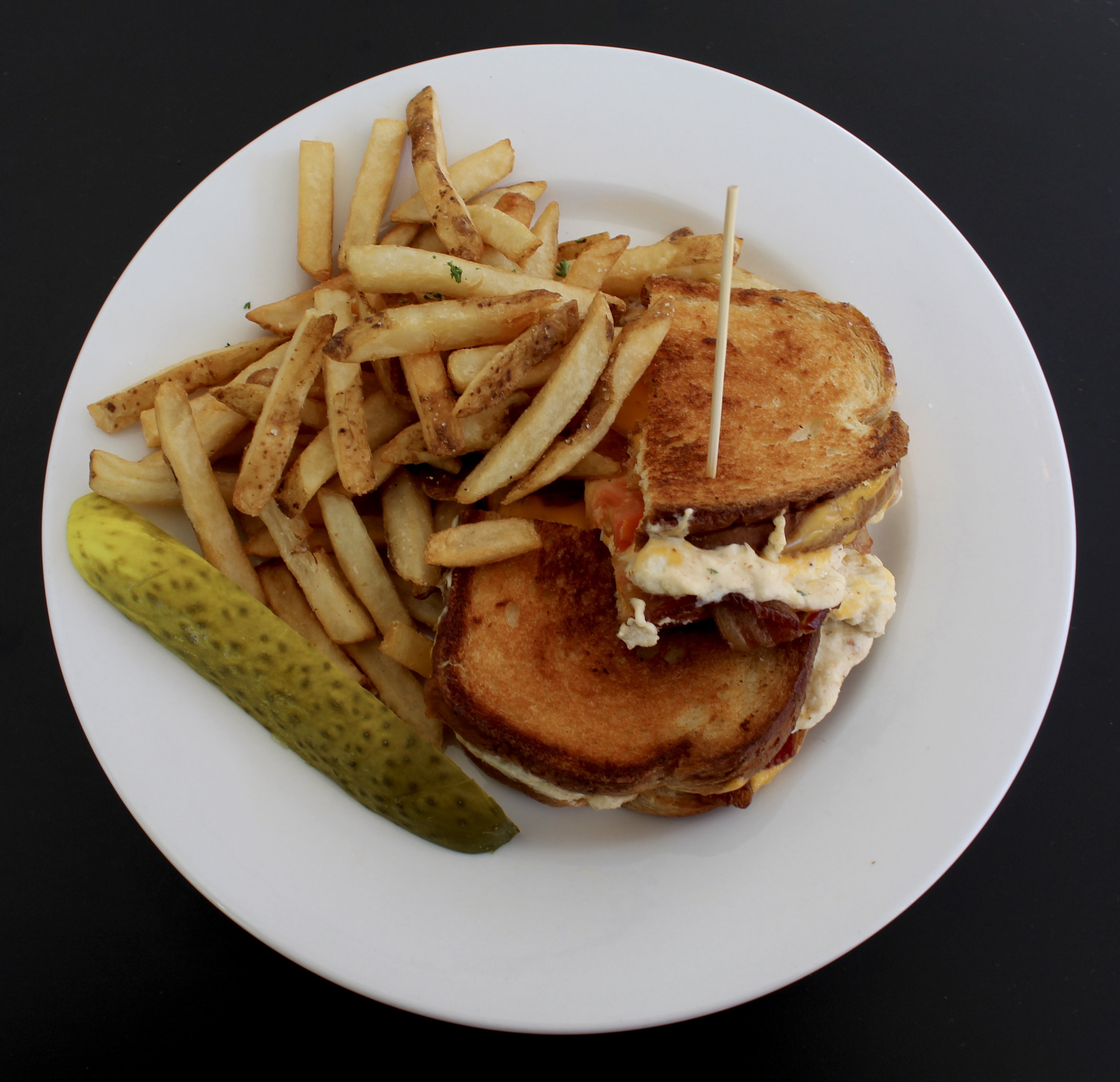Crab Dip Grilled Cheese Sandwich 