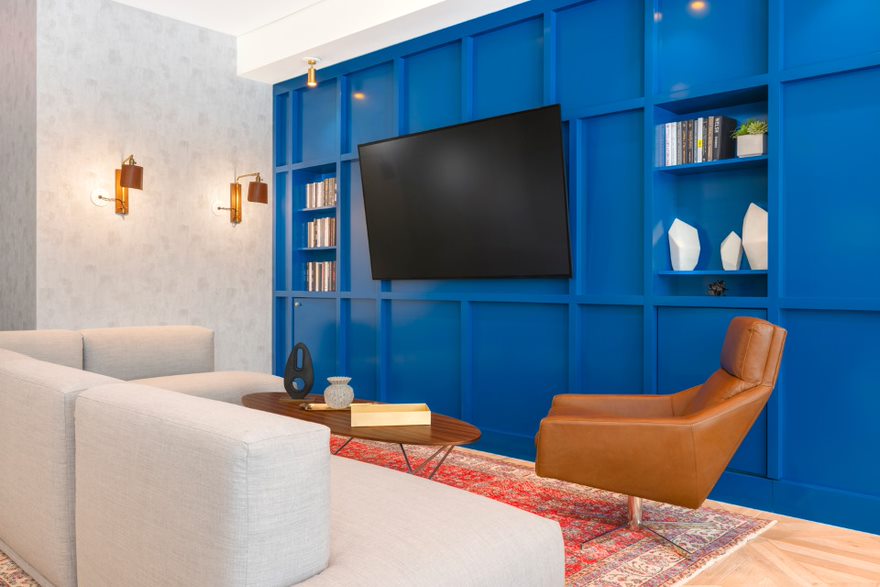 Luxe, cozy nooks to read, watch a movie or spark up a conversation.