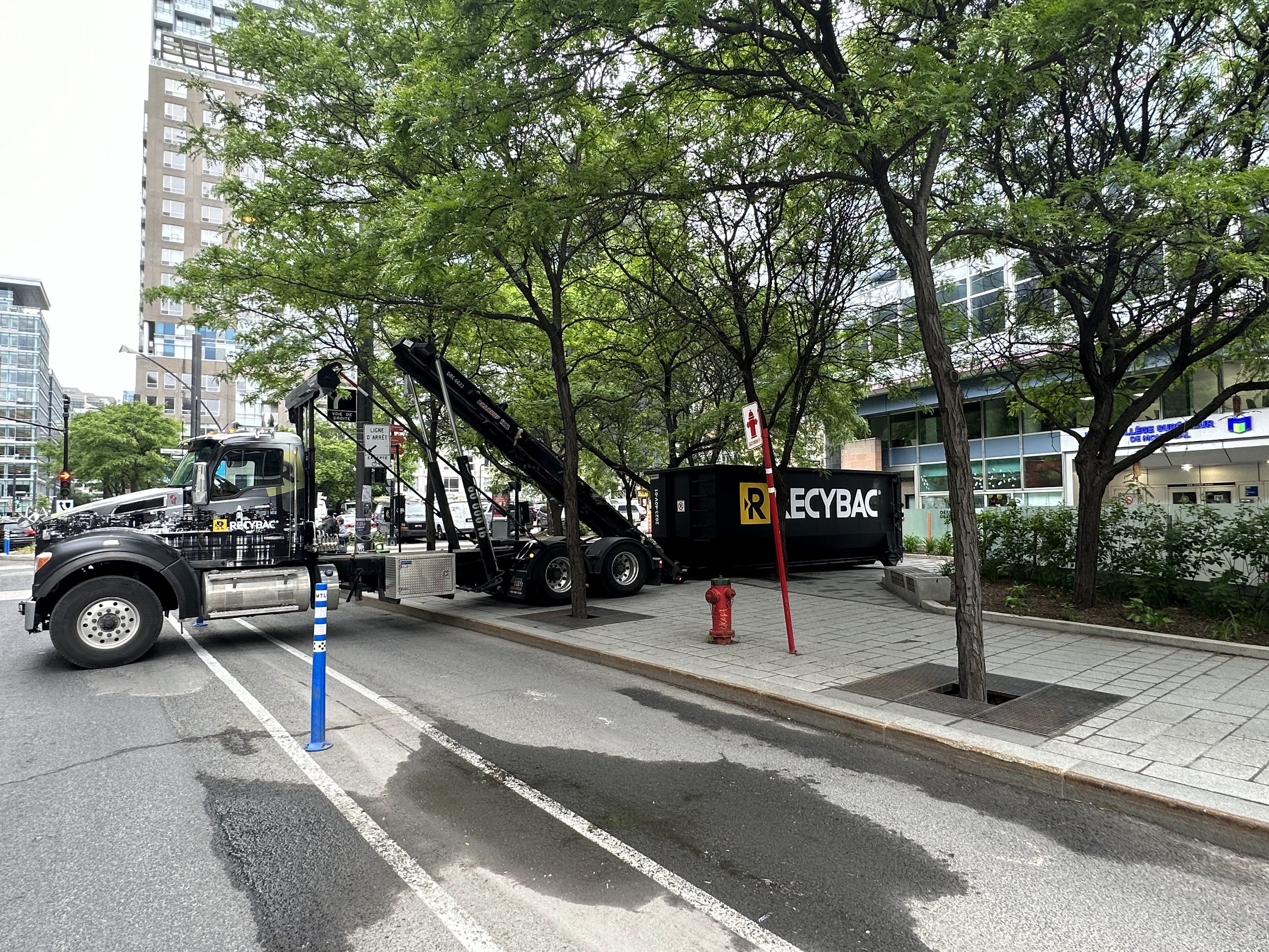 Images Location de conteneur RECYBAC Longueuil