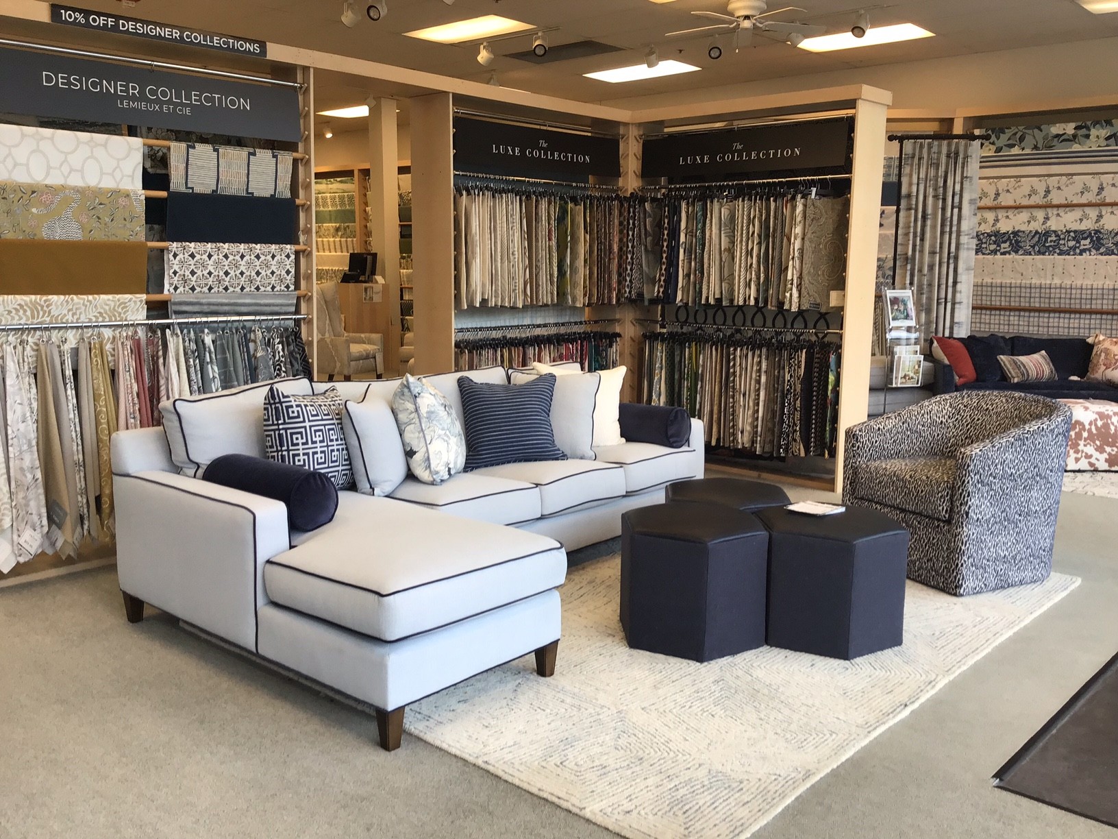 Calico Natick Furniture Display