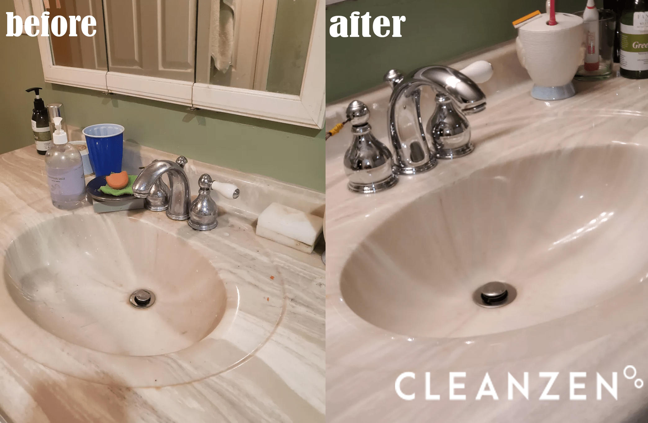 Service Cleaning Before and After