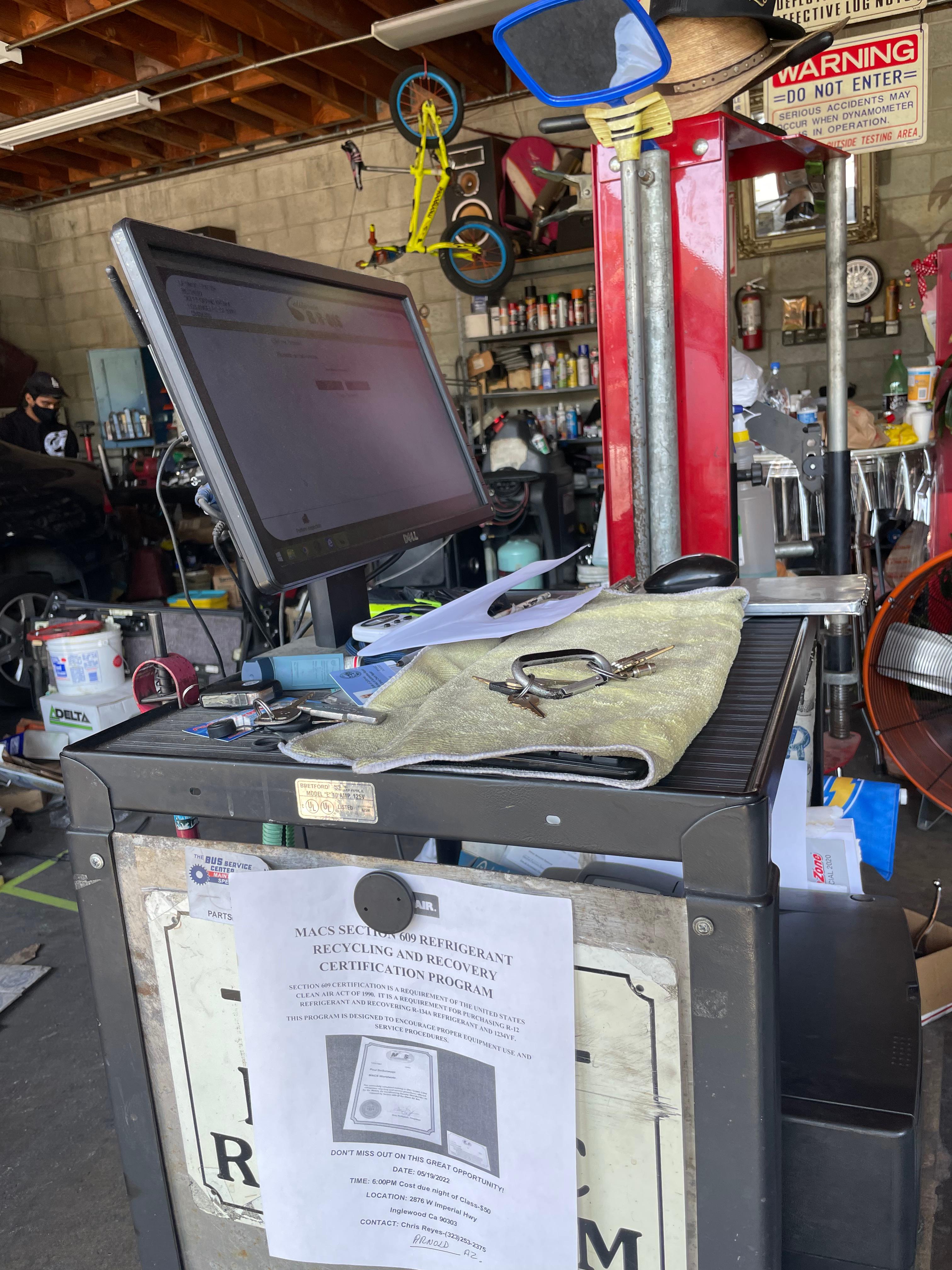 Smog Emissions Check Station Automotive Repair Shop