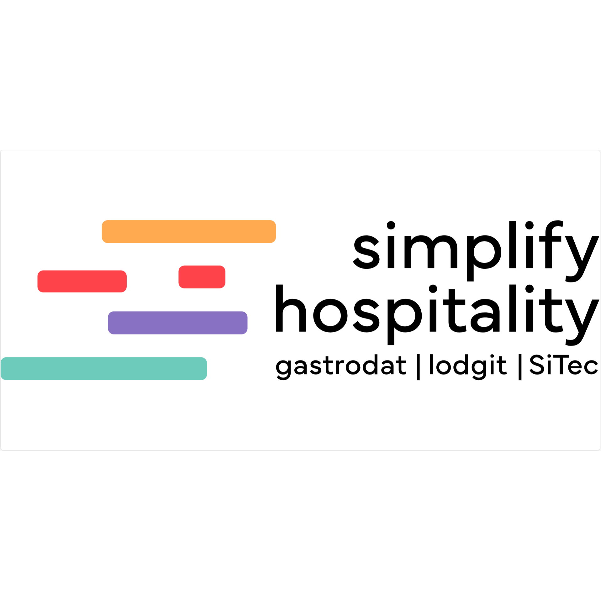 Logo von simplify hospitality – Cloudbasierte Hotelsoftware