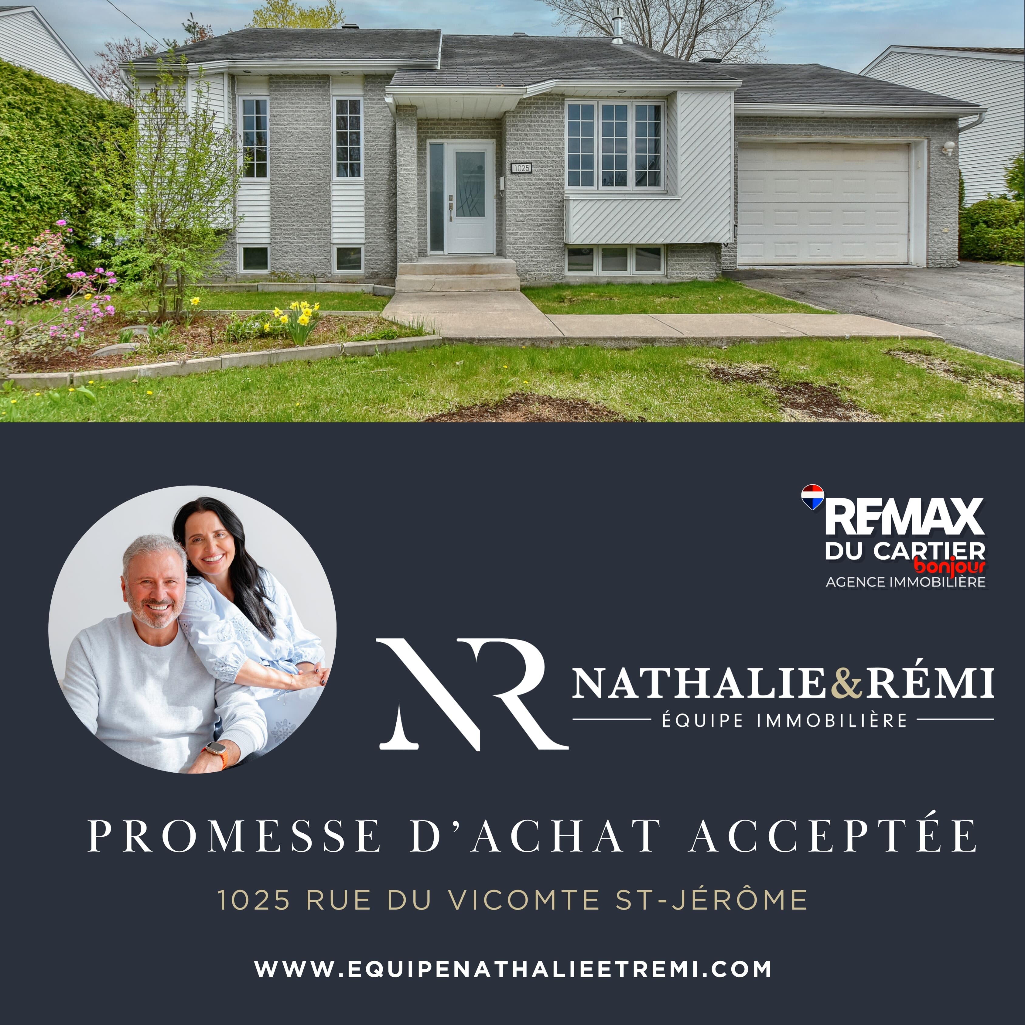 Images Nathalie & Rémi Équipe Immobilière RE/MAX DU CARTIER BONJOUR - Courtier immobilier Saint-Sauveur