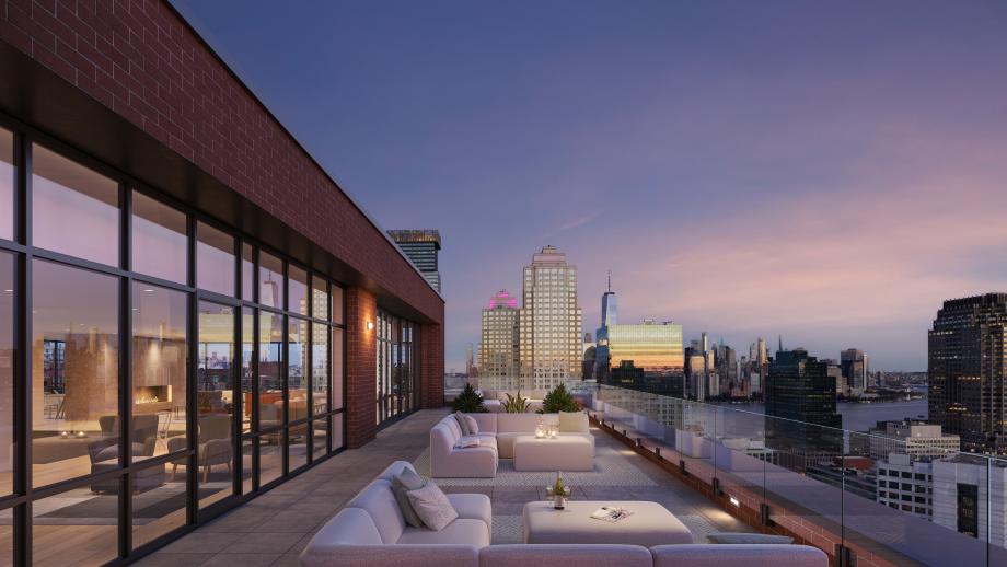 34th Floor rooftop terrace