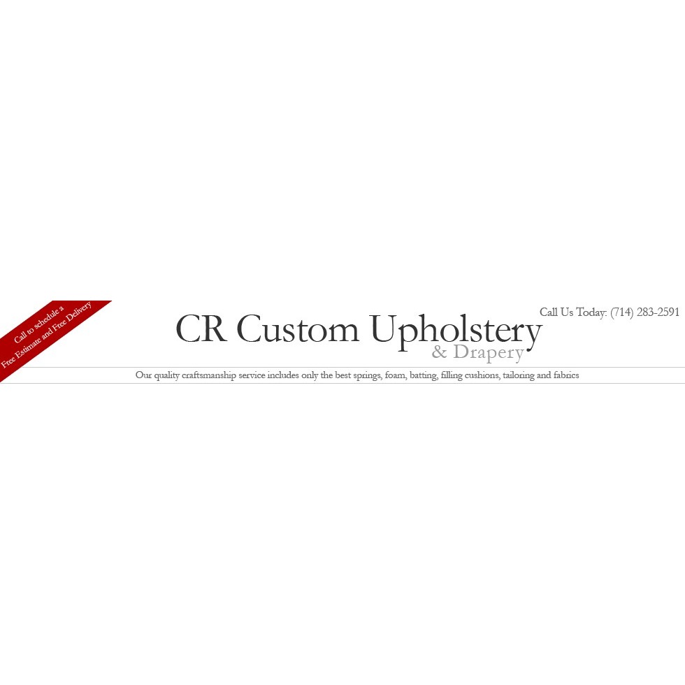 C R Custom Upholstery Logo