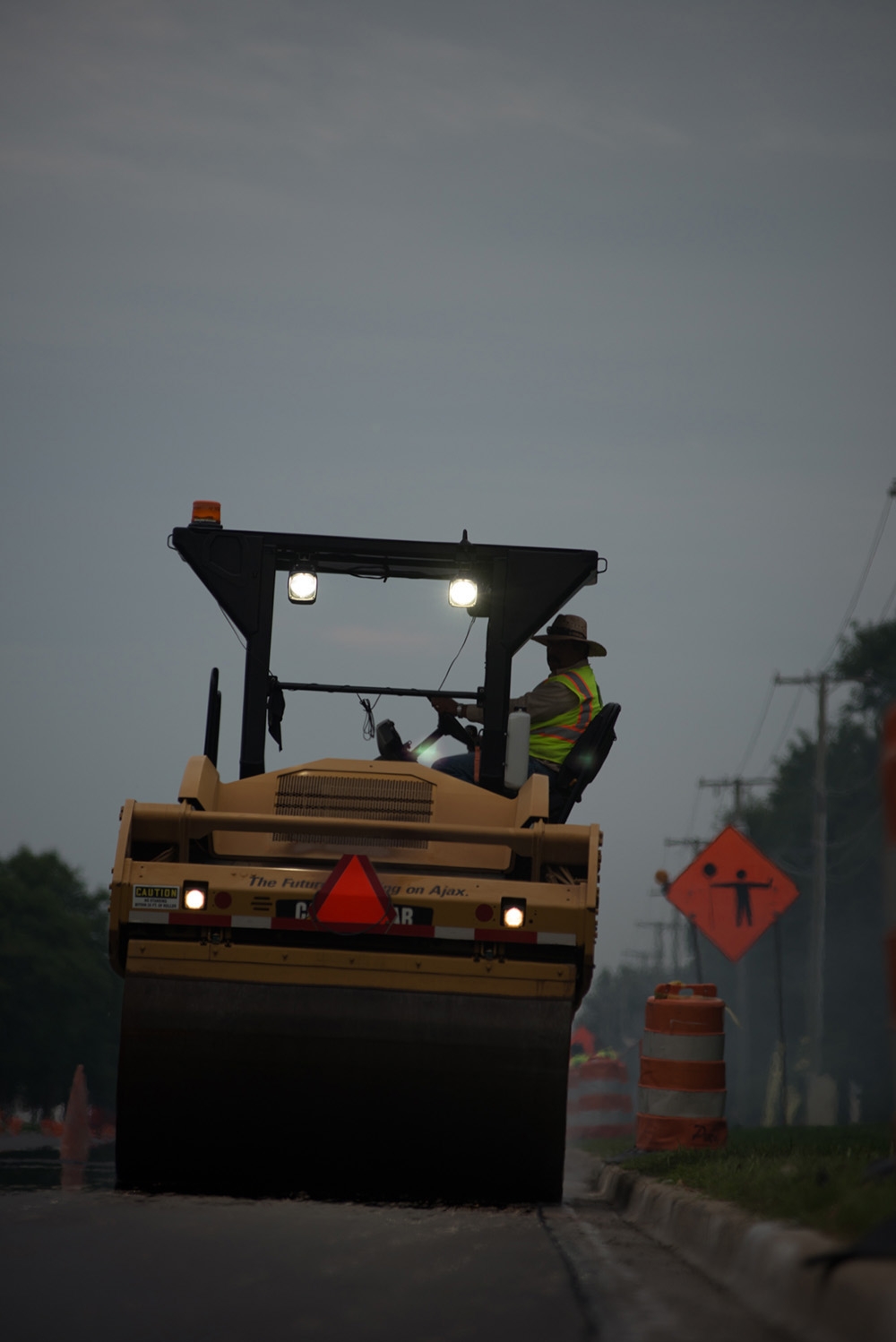 19 Mile Rd paving project