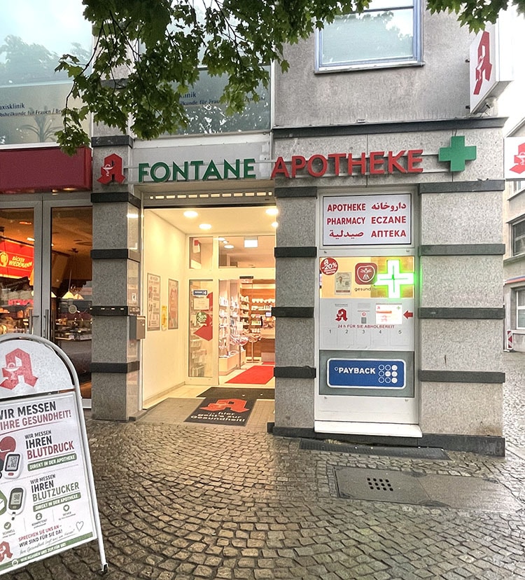 Fontane-Apotheke, Markt 2-3 in Berlin