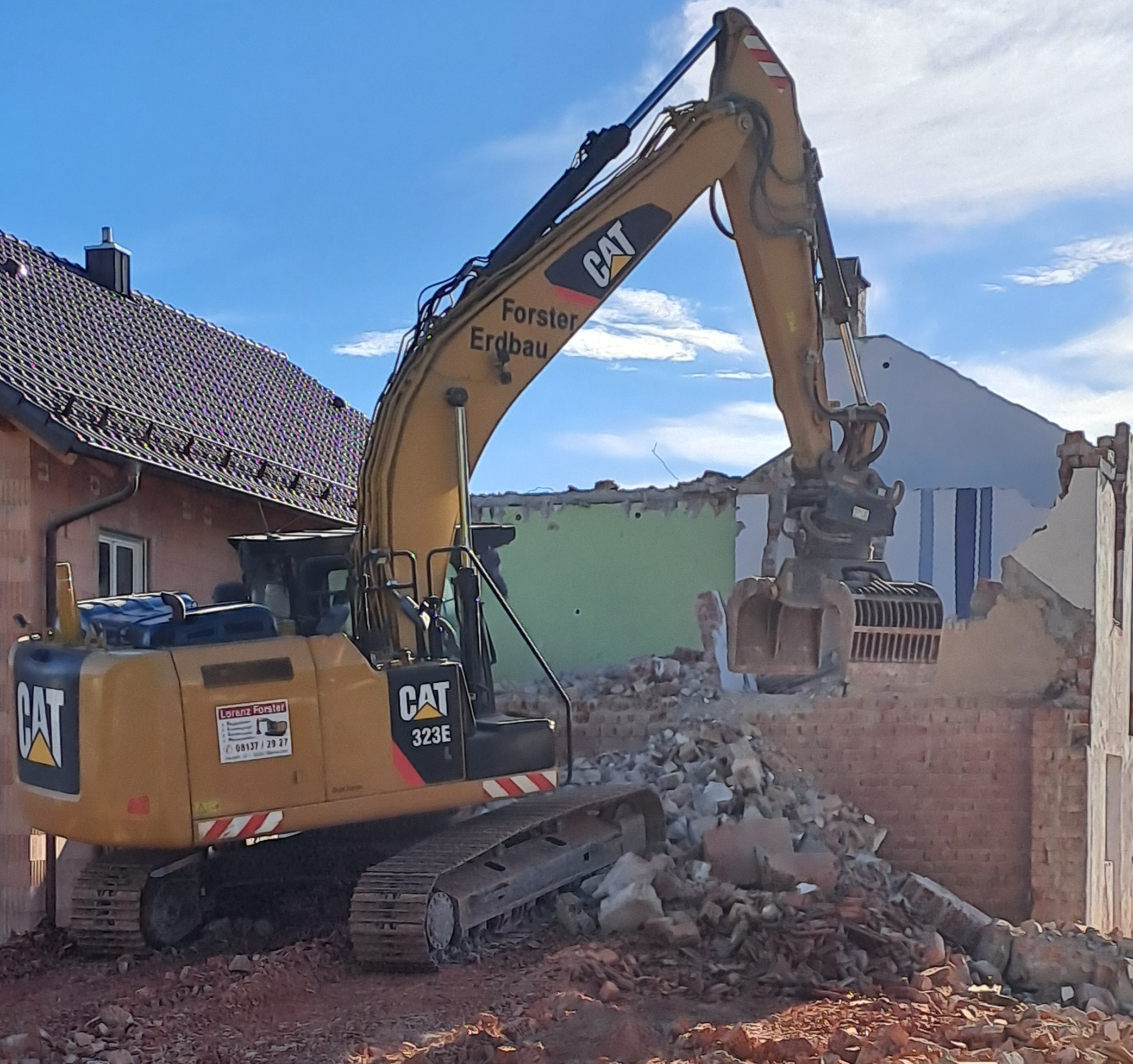 Bilder Lorenz Forster | Erdbewegung, Baggerbetrieb, Rohrleitungsbau, Kiesgrubenbetrieb