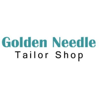 Golden Needle Tailor Shop Logo