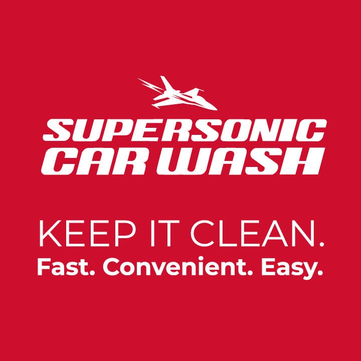 Supersonic Express Car Wash - West Temple Logo