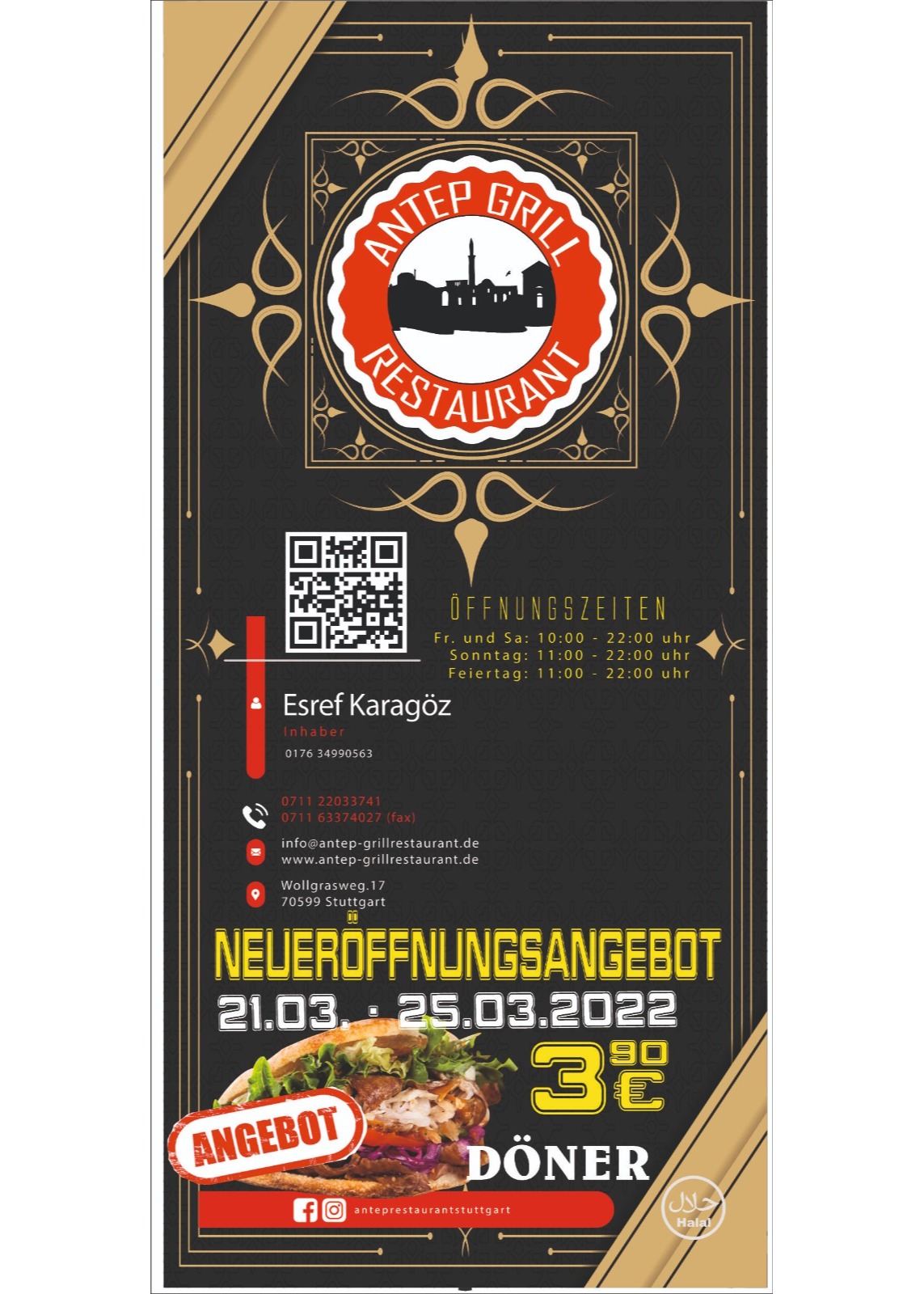 Antep Grillrestaurant, Marktstrasse 17 in Winnenden