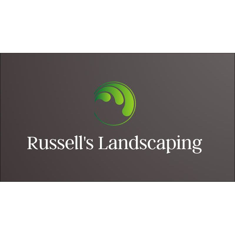 LOGO Russell's Landscaping Coventry 07414 917932