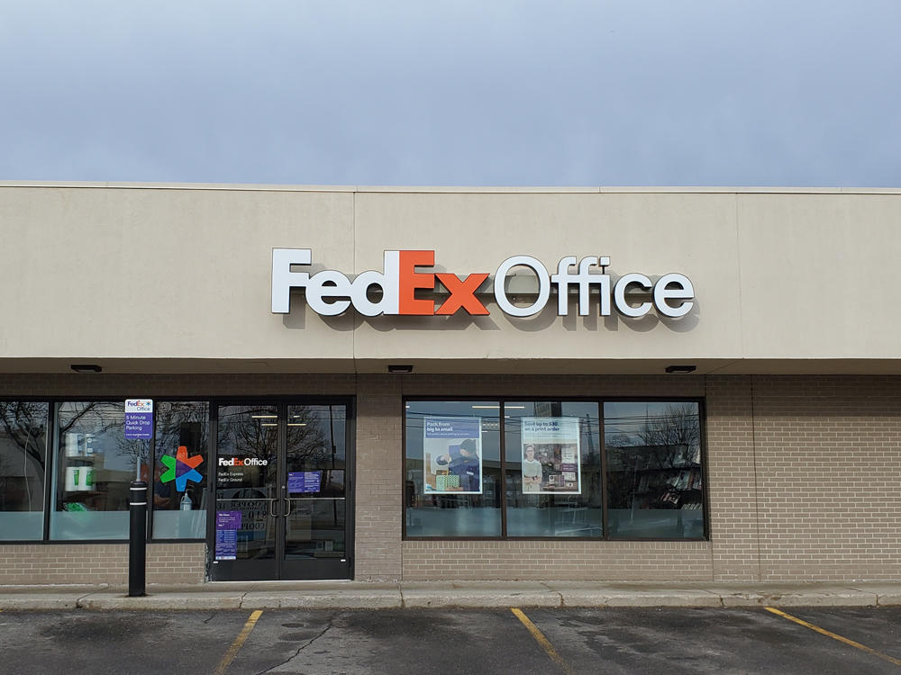 Exterior photo of FedEx Office location at 3170 S Linden Rd\t Print quickly and easily in the self-service area at the FedEx Office location 3170 S Linden Rd from email, USB, or the cloud\t FedEx Office Print & Go near 3170 S Linden Rd\t Shipping boxes and packing services available at FedEx Office 3170 S Linden Rd\t Get banners, signs, posters and prints at FedEx Office 3170 S Linden Rd\t Full service printing and packing at FedEx Office 3170 S Linden Rd\t Drop off FedEx packages near 3170 S Linden Rd\t FedEx shipping near 3170 S Linden Rd