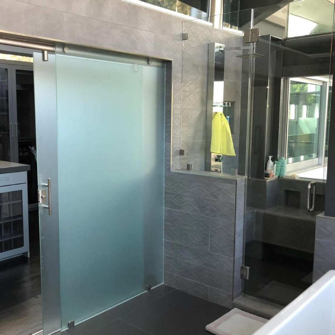 A&S GLASS AND MIRROR- bathroom glass