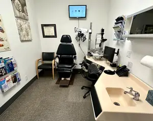 waiting room at our optometry practice in San Mateo, CA