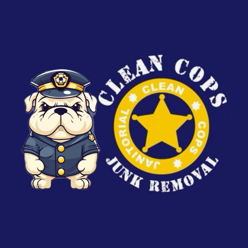 Clean Cops Junk Removal Residential &amp; Commercial Logo