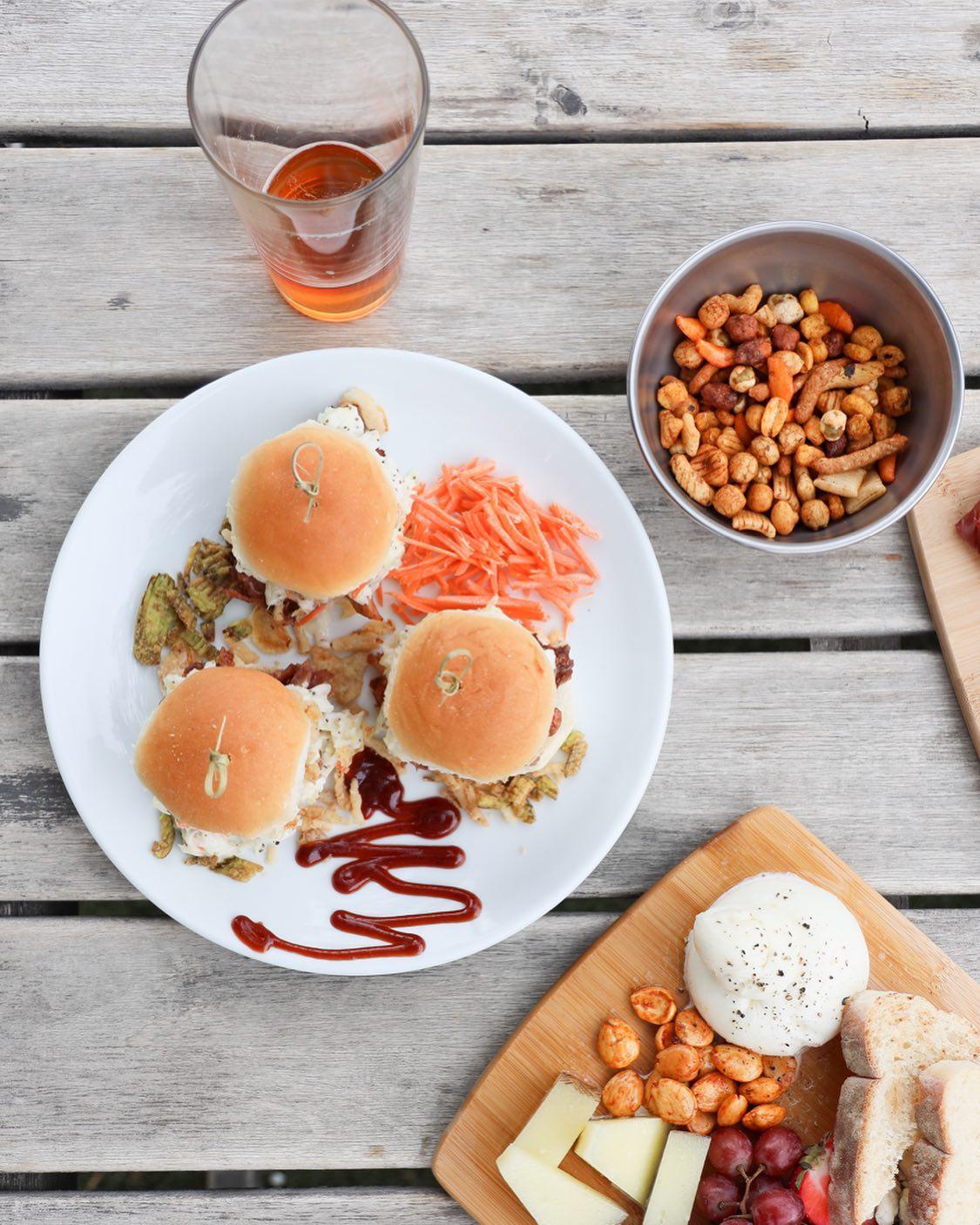 The Radiator Enjoy Sliders with a Beer and a Charcuterie board Perfect apps to share with friends