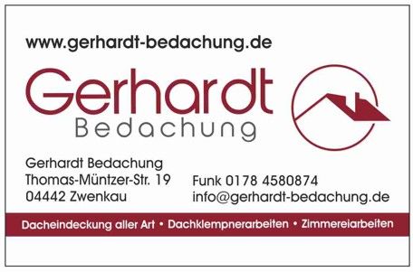 Gerhardt Bedachung GmbH Inh. Mario Gerhardt, Thomas-Müntzer-Str. 19 in Zwenkau