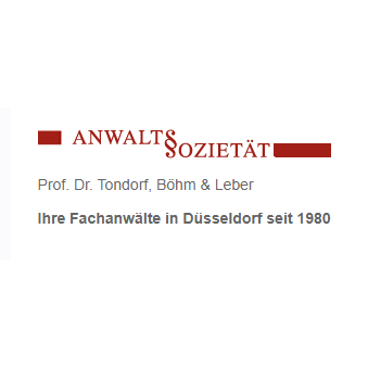 Anwaltssozietät Prof. Dr. Tondorf, Böhm & Leber - Rechtsanwälte in Düsseldorf in Düsseldorf - Logo