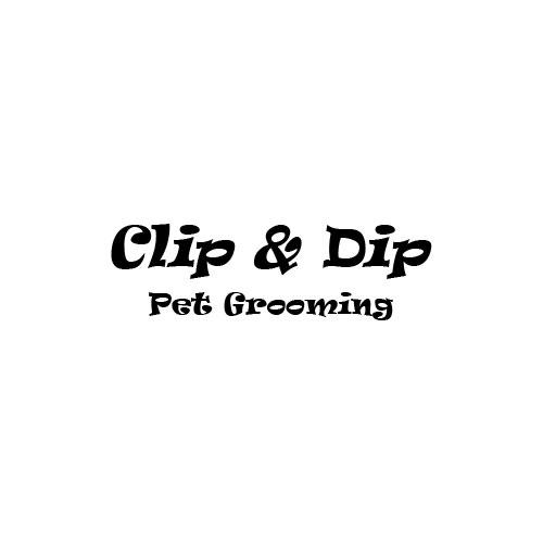 Clip & Dip Pet Grooming Logo