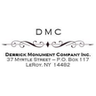 Derrick Monument Company Inc. Logo