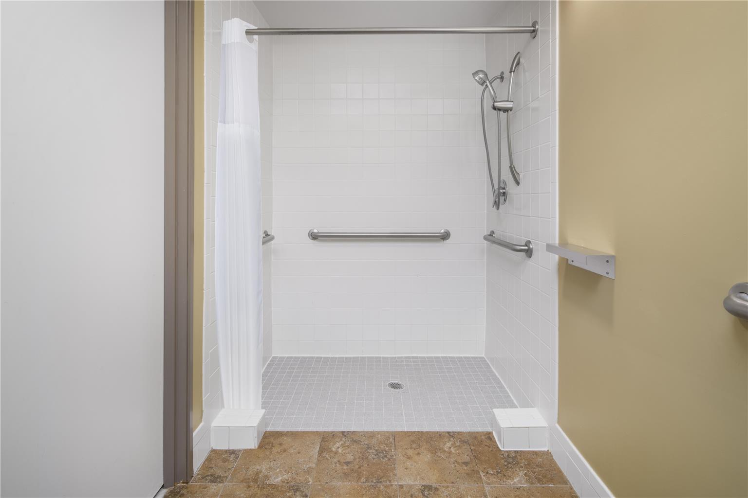 ADA Roll In Shower Bathroom 