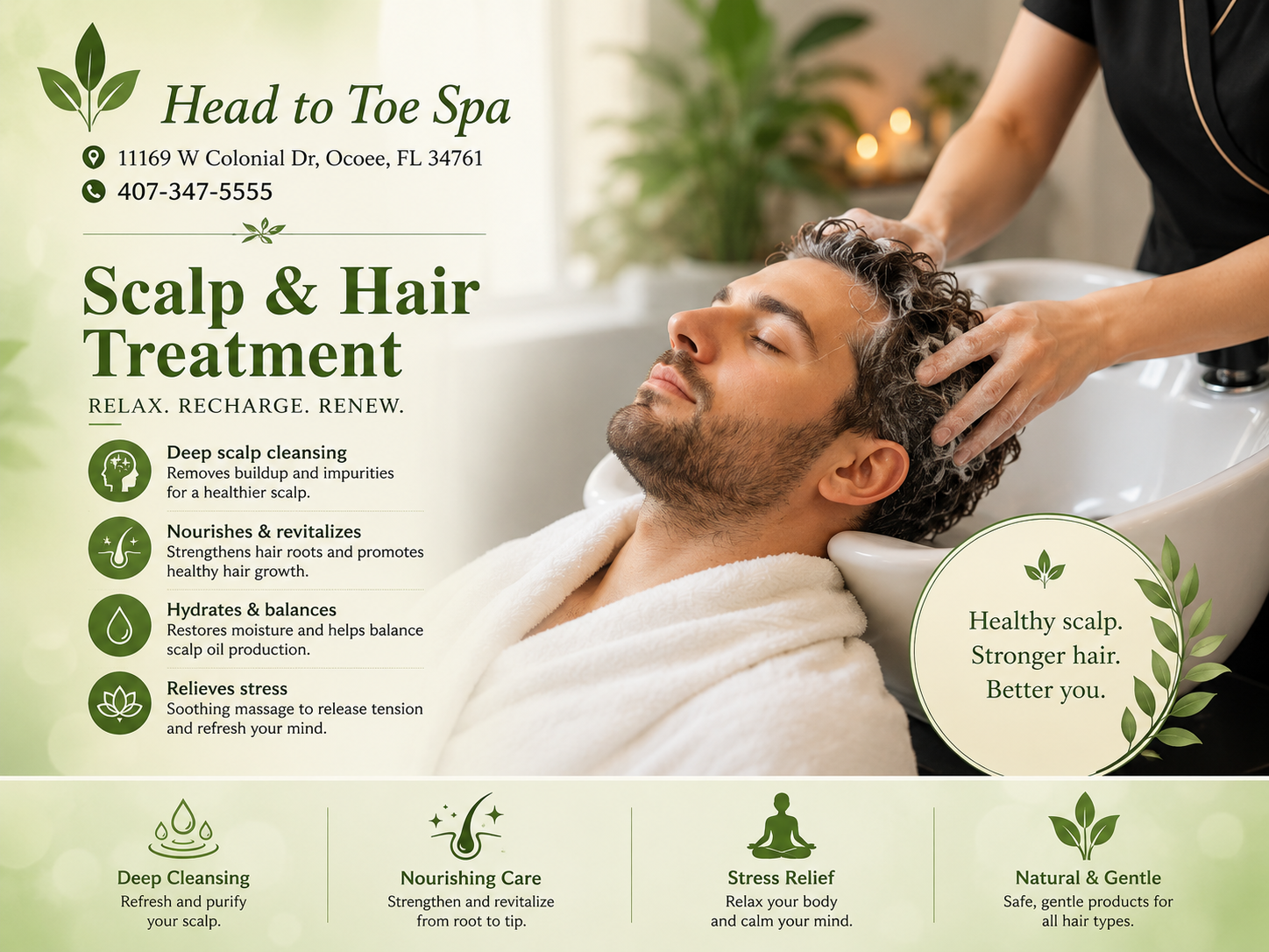 Think of a head spa as a high-tech facial but exclusively tailored for your scalp.