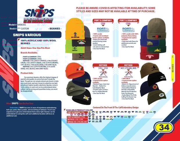 Images SNiPSofVB Inc. Stitching Needles Innovative Printing Services