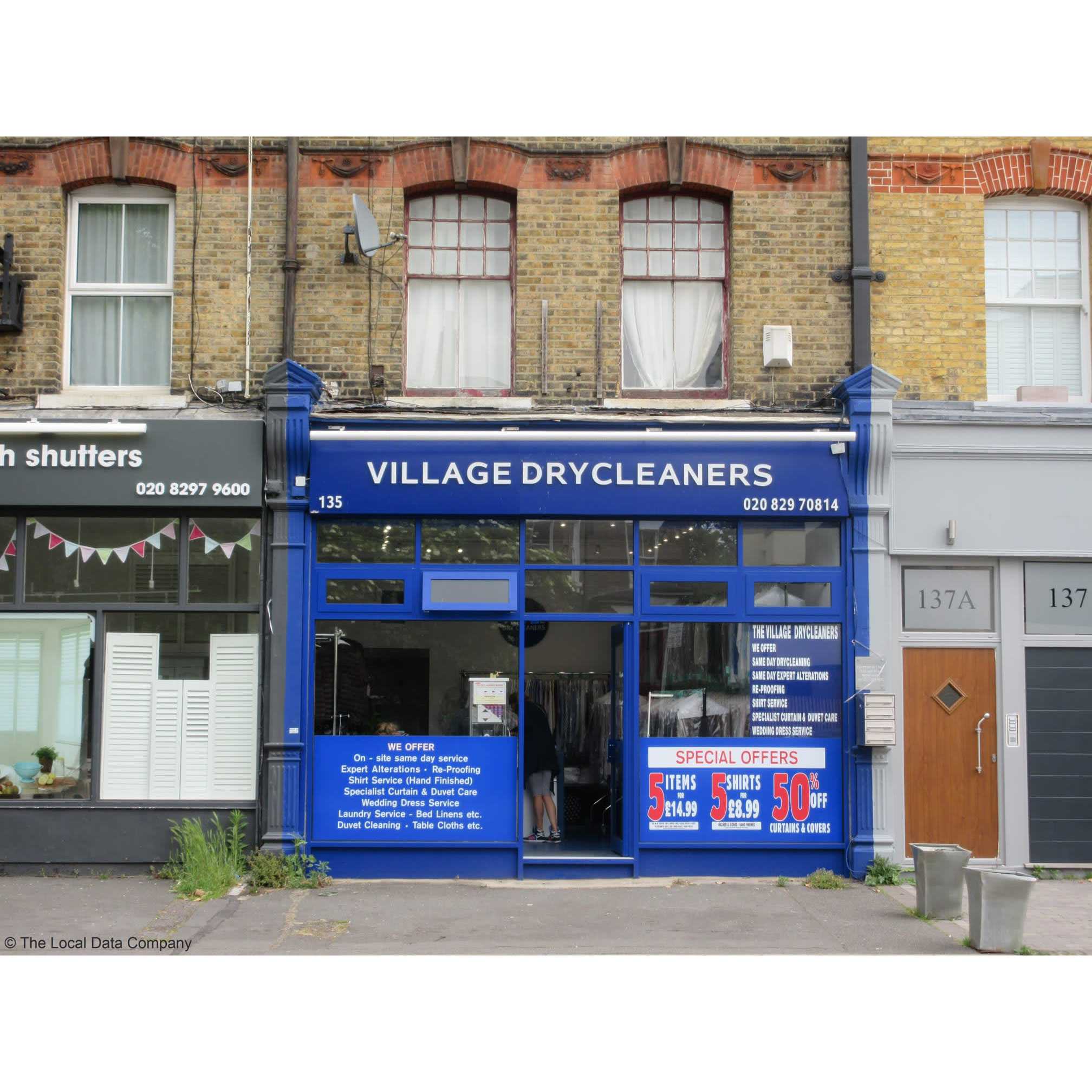 The Village Dry Cleaners Logo