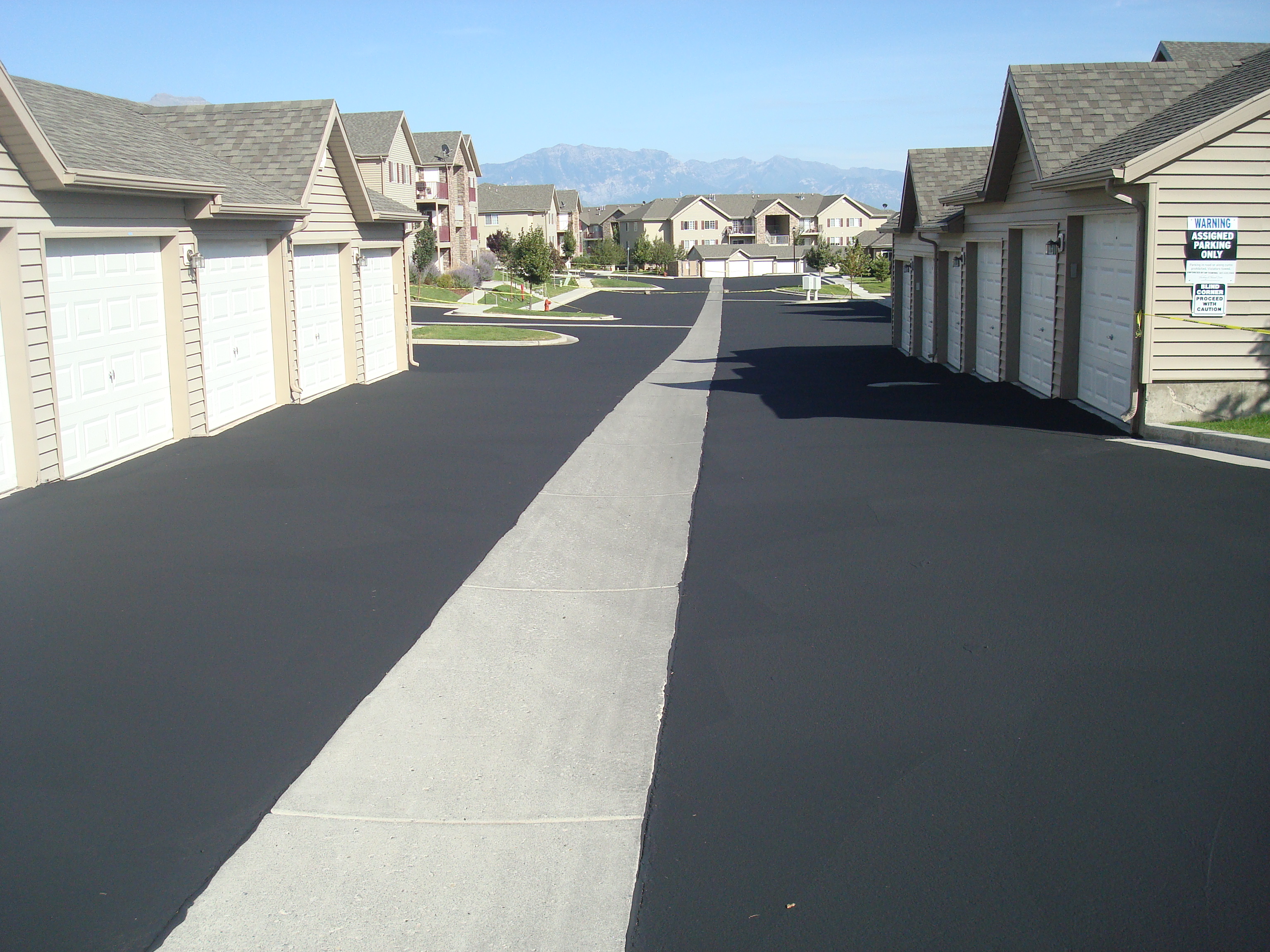 Fresh asphalt paving installation completed by Eckles Paving in Cache Valley Utah